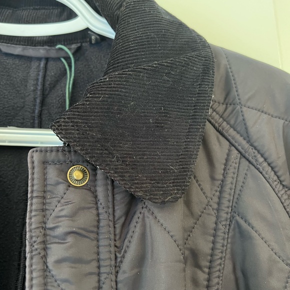 BNWOT Barbour quilted jacket size 8. Navy. - Picture 4 of 5